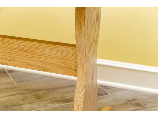 Oak Trestle Dining Table