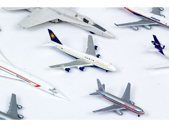 Eleven Die Cast Airplanes And A Space Shuddle