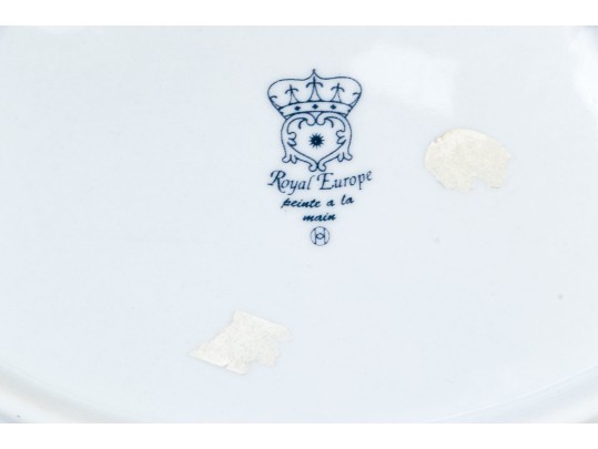 Royal Europe Twin Handled Enameeled Porcelain Serving Platter