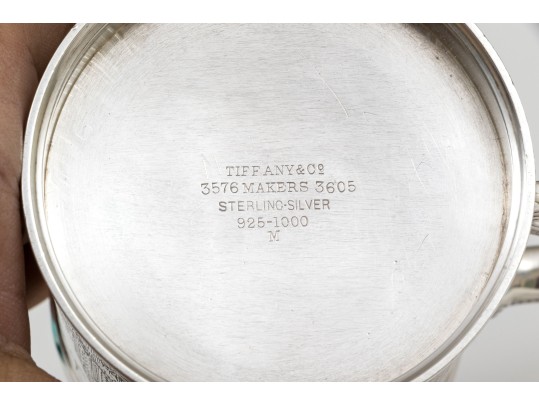 Tiffany & Co. Sterling Silver Mug, 5.58 Ozt.