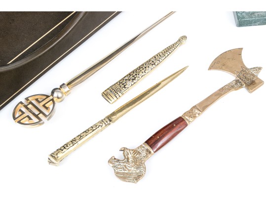 Collection Of Vintage Desk Accessories
