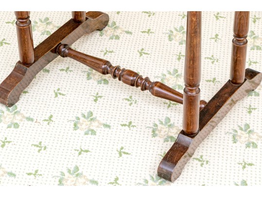 Biedermeier Walnut Workstand, Ca. 1840-60
