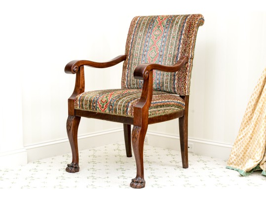 Antique Transitional Biedermeier/Empire Arm Chair, Ca. 1840-1860