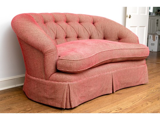 Custom Upholstered Loveseat Sofa