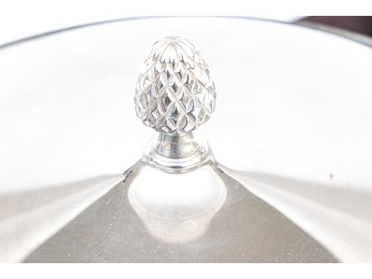 Silver Plated Lidded Casserole With Liner