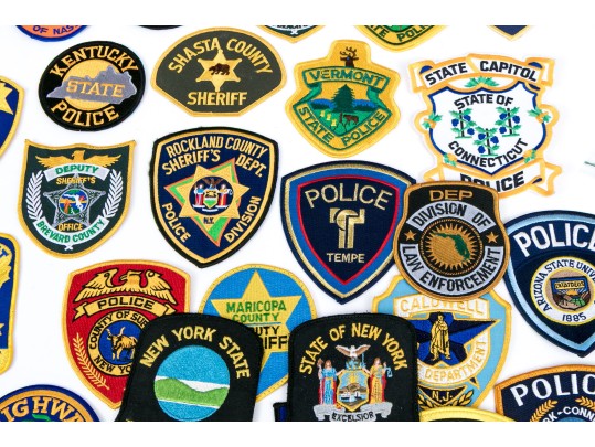 Extensive Collection Of American Police Patches