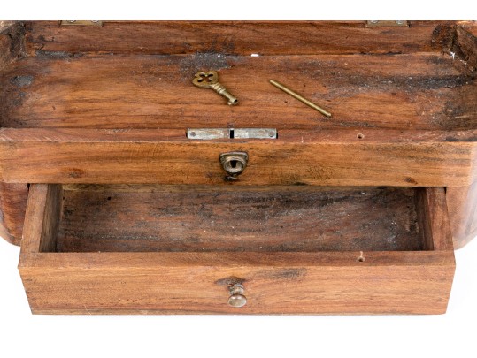 Antique Oval Wood Box