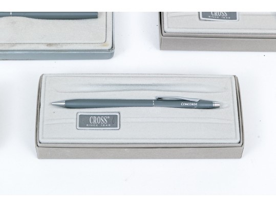 Group Of Seven Cross Pens For Concorde British Airways
