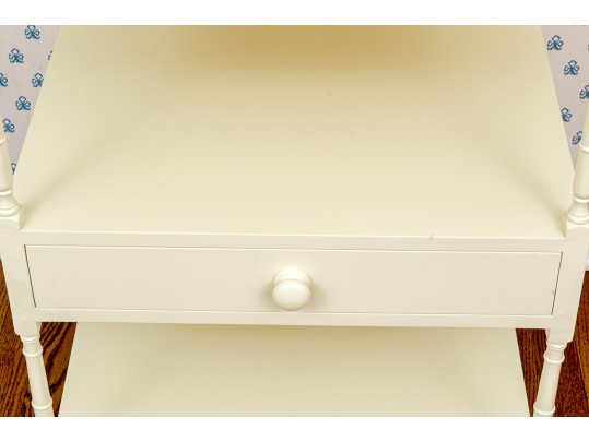 French Country Three-Tier Accent Table For Restoration