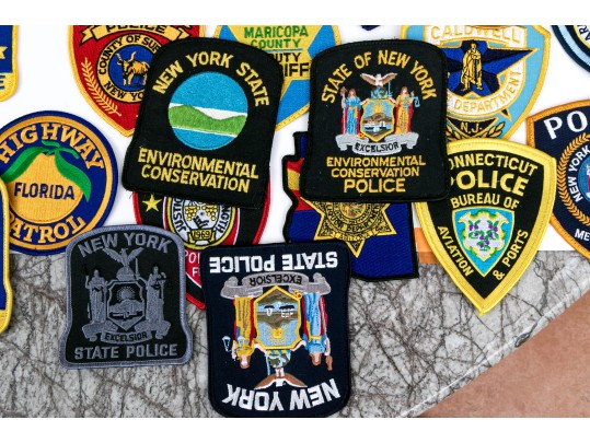 Extensive Collection Of American Police Patches