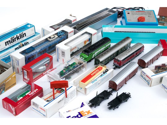 Large Assembled Train Set
