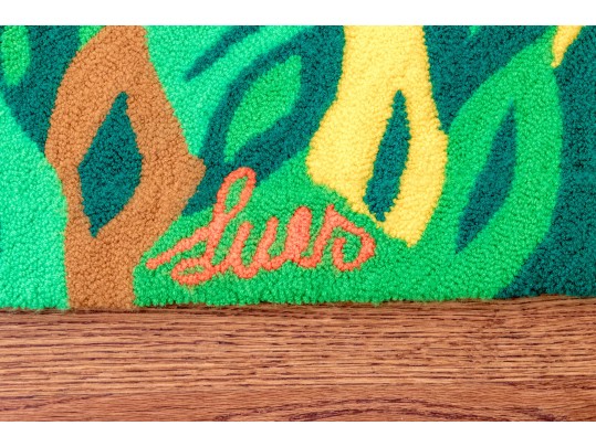 Luis Montiel, (Venezuelan, 1914-1998) Wool Jungle Tapestry, 8'-1 1/2