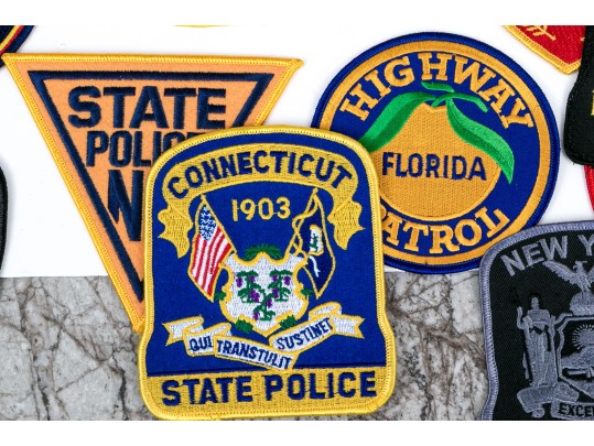 Extensive Collection Of American Police Patches