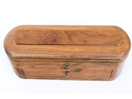 Antique Oval Wood Box
