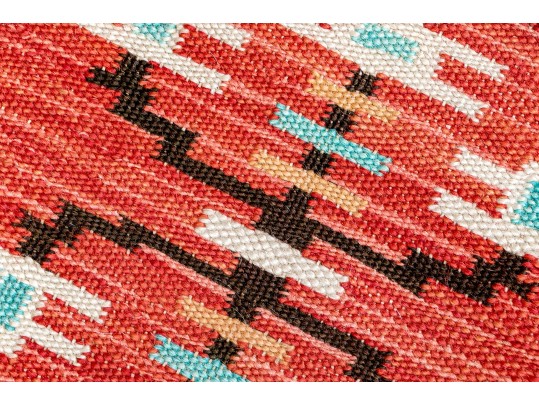 Flatweave Wool Carpet, 6'-5 1/2