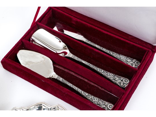 Twenty Pieces Silver Plate And Brass
