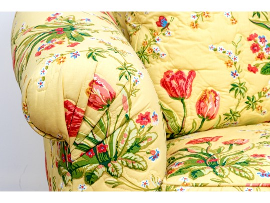 Beverly Interiors Stewart Collection Quilted Upholstered Loveseat Sofa
