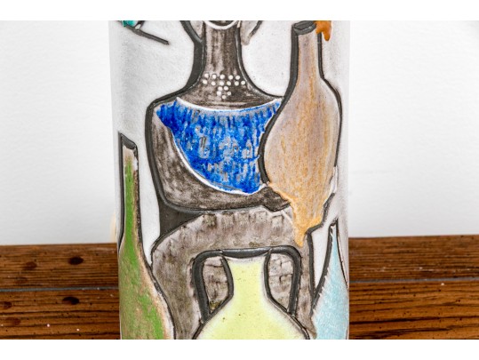 Vintage Swiss Meister Studio Pottery Table Lamp