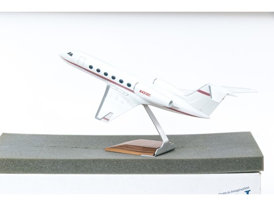 PacMin Model Wood Airplane On Base - New In Box
