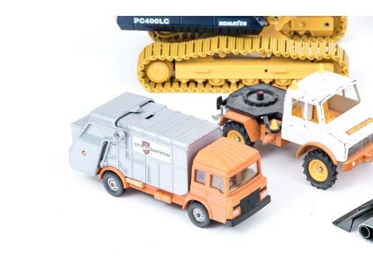Collection Of Ten Die Cast Trucks