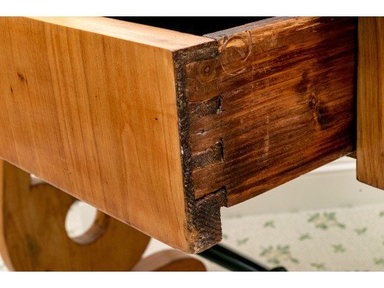 Antique Biedermeier Writing Table, Ca. 1960-80