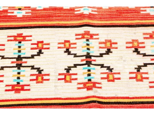 Flatweave Wool Carpet, 6'-5 1/2