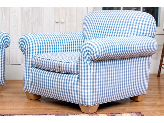 Pair Of Beverly Upholstered Club Chairs