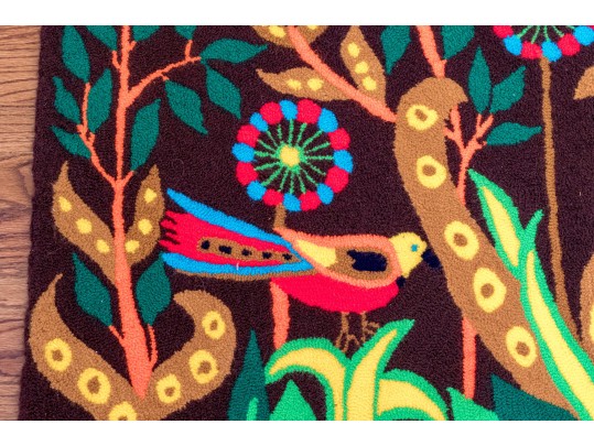 Luis Montiel, (Venezuelan, 1914-1998) Wool Jungle Tapestry, 8'-1 1/2