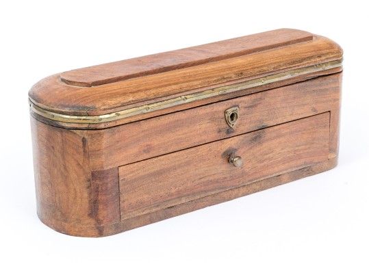 Antique Oval Wood Box