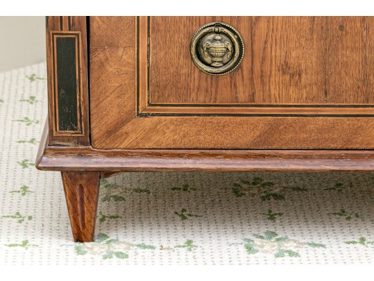 19th Century Transitional Three Drawer Full Size Commode #1