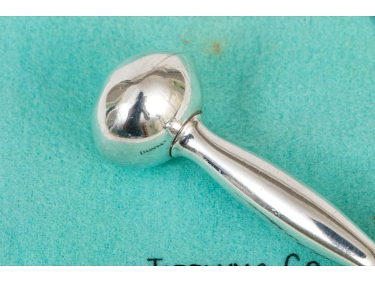 Tiffany & Co. Sterling Silver Baby Rattle, 0.99 Ozt
