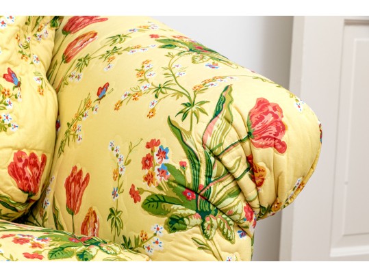 Beverly Interiors Stewart Collection Quilted Upholstered Loveseat Sofa