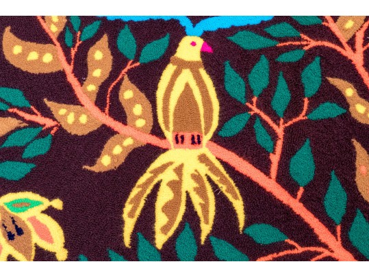 Luis Montiel, (Venezuelan, 1914-1998) Wool Jungle Tapestry, 8'-1 1/2