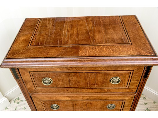 19th Century Transitional Three Drawer Full Size Commode #1