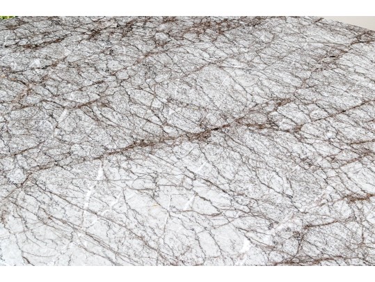 Marble Top Iron Framed Breakfast Table