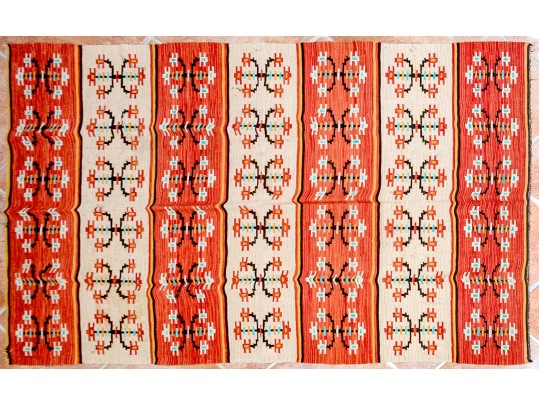 Flatweave Wool Carpet, 6'-5 1/2