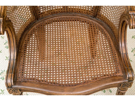 Pair Of Antique Louis XVI Bergères, Ca. 1920's