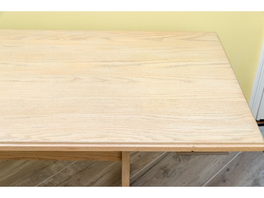 Oak Trestle Dining Table