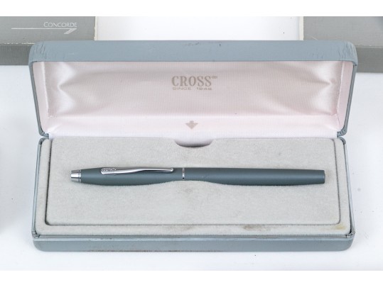 Group Of Seven Cross Pens For Concorde British Airways
