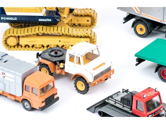 Collection Of Ten Die Cast Trucks