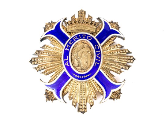 Al Merito Civil Enameled Pin