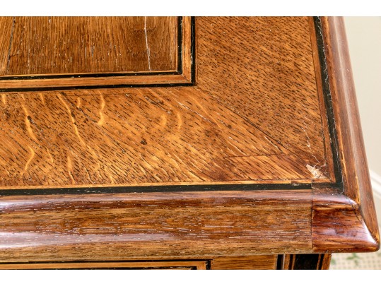 19th Century Transitional Full Size Three Drawer Commode #2