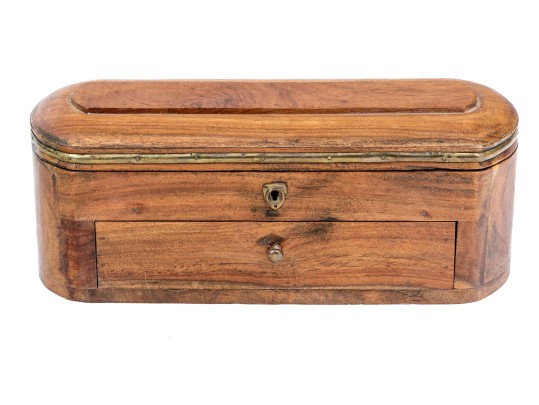 Antique Oval Wood Box