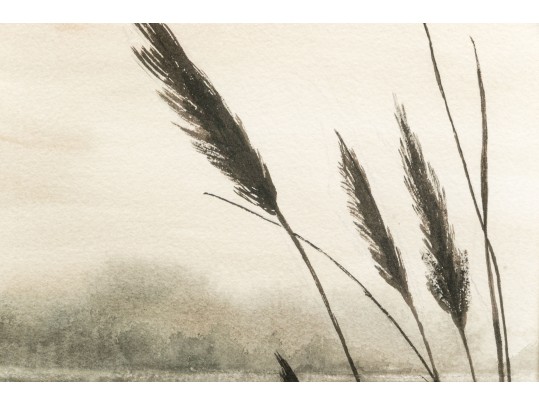Pair Of Sutherland Watercolors On Paper, Landscapes