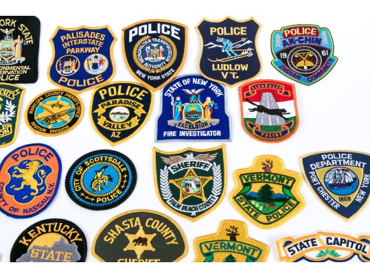 Extensive Collection Of American Police Patches