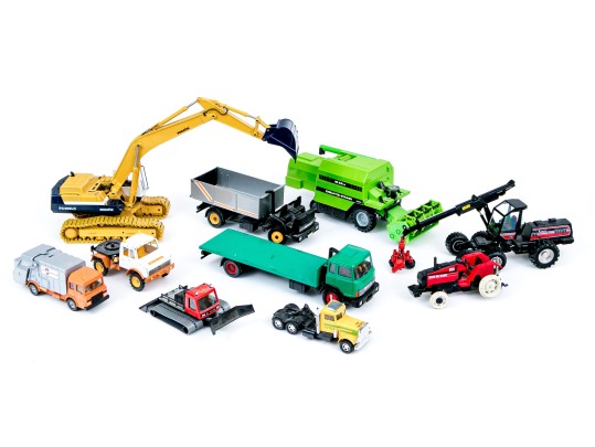 Collection Of Ten Die Cast Trucks