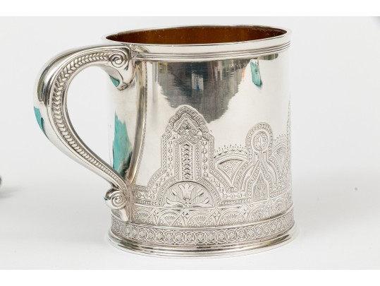 Tiffany & Co. Sterling Silver Mug, 5.58 Ozt.