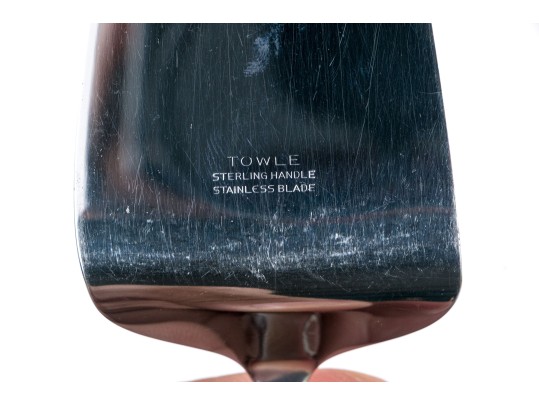 Towle Sterling Silver Handled And Stainless Steel Pie Slice