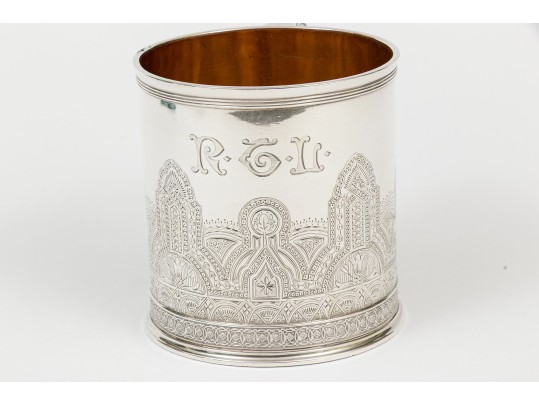 Tiffany & Co. Sterling Silver Mug, 5.58 Ozt.