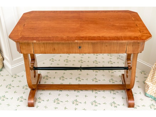 Antique Biedermeier Writing Table, Ca. 1960-80